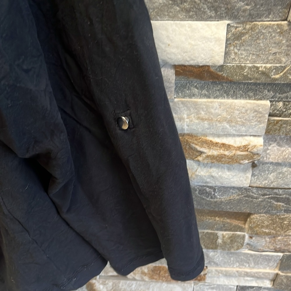 Ruby Rd. Black Lace-Up Jacket - Picture 6 of 7
